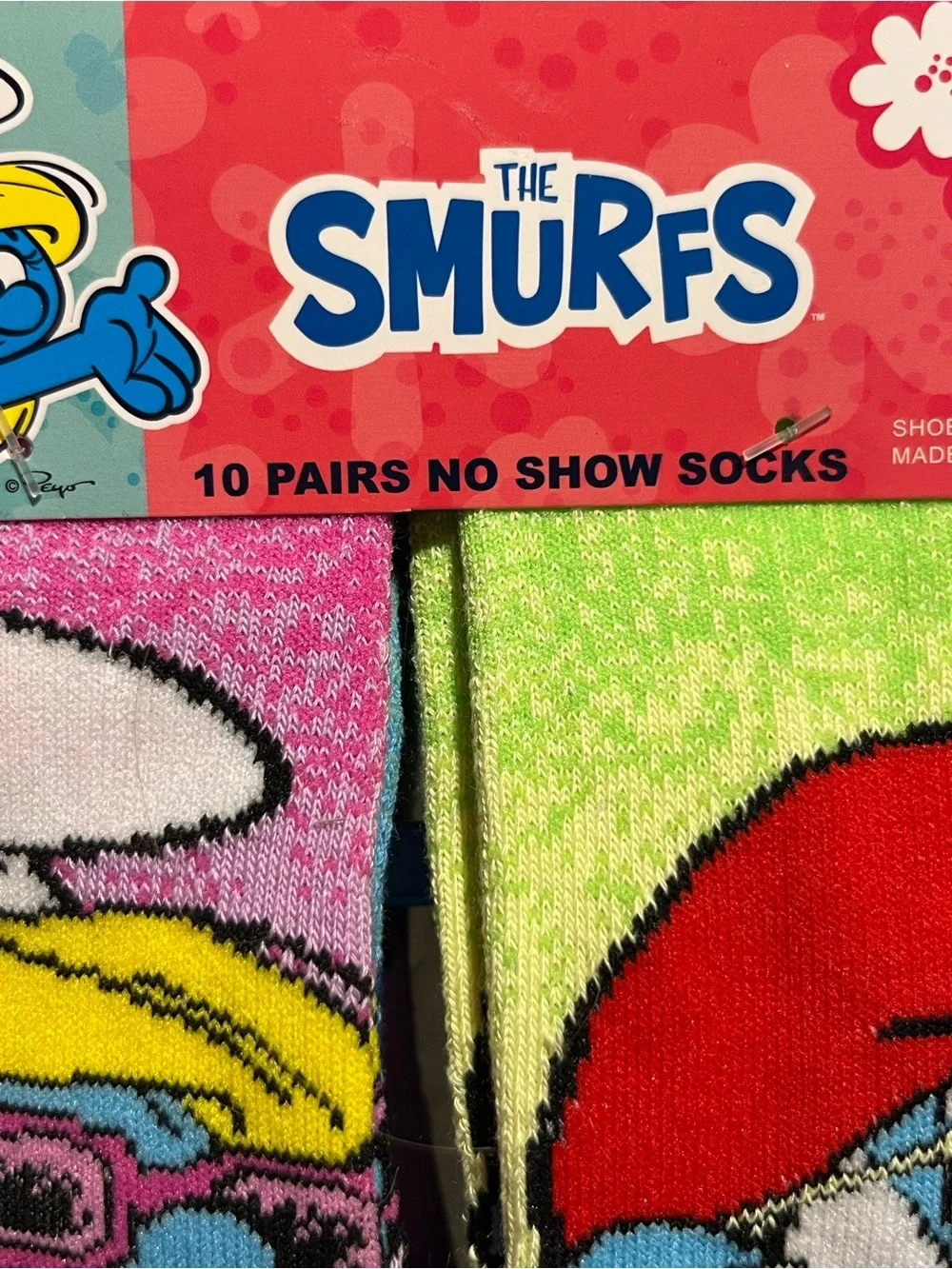 The Smurfs Kids' Multi-Color Character Socks - Pack